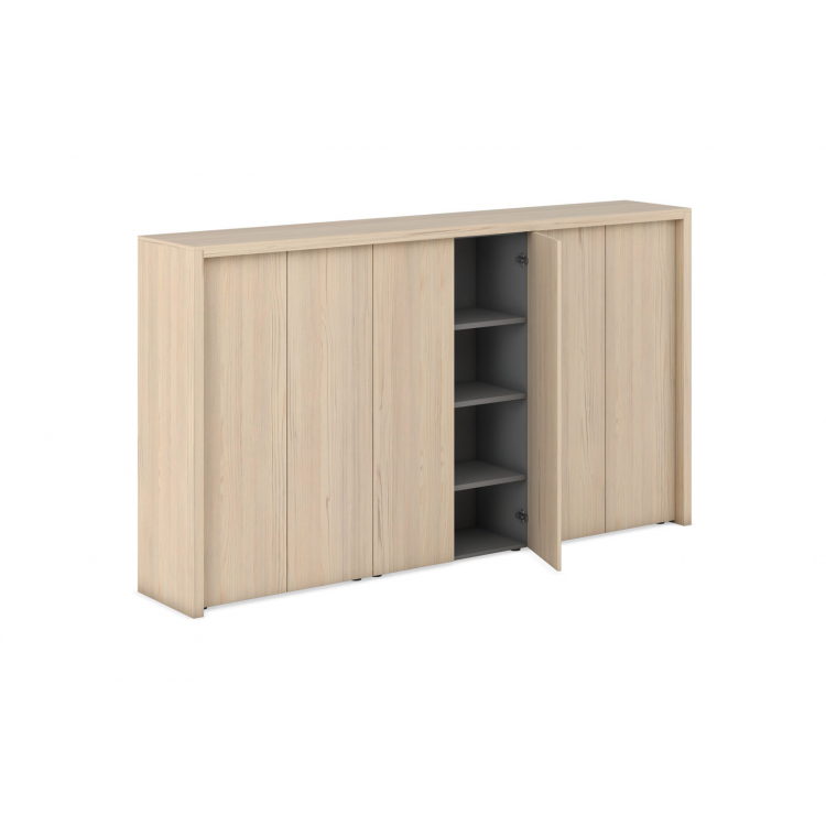 Композиция - 2 средних шкафа и гардероб +обвязка JR501