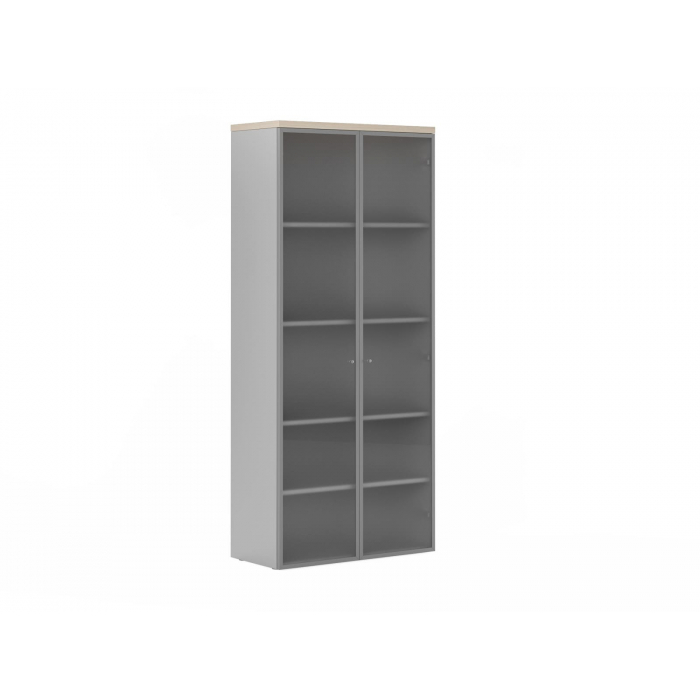 Шкаф большие алюм. двери Flash