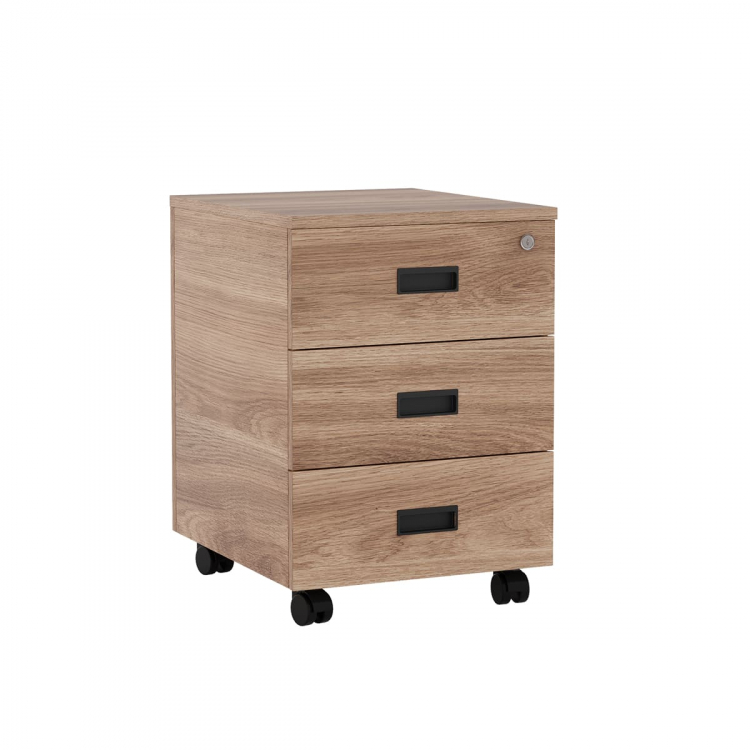 Тумба подкатная с 3 ящиками LVP19030306