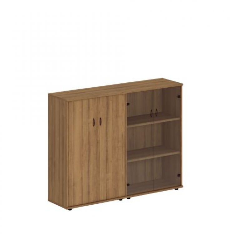 Шкаф комбинированный средний (закрытый + стекло) Исп.22