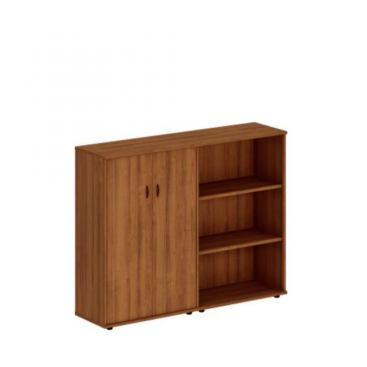 Шкаф комбинированный средний (закрытый + стеллаж) Исп.21