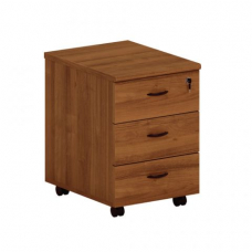 Тумба выкатная 3-ящичная (c доводчиками) с центральным замком ТЖ 214