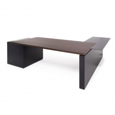 Стол письменный с опорной тумбой и приставкой 104 104 sx