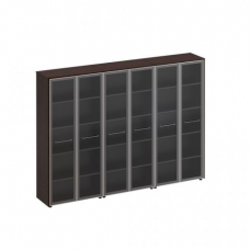 Шкаф комбинированный высокий (стекло + стекло + стекло) МЕ 381