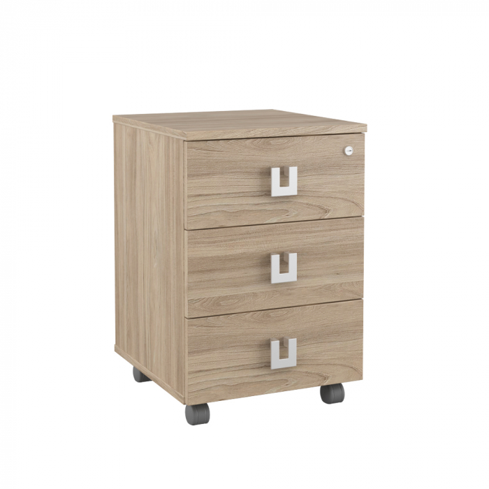 Тумба подкатная с 3 ящиками SOL297303