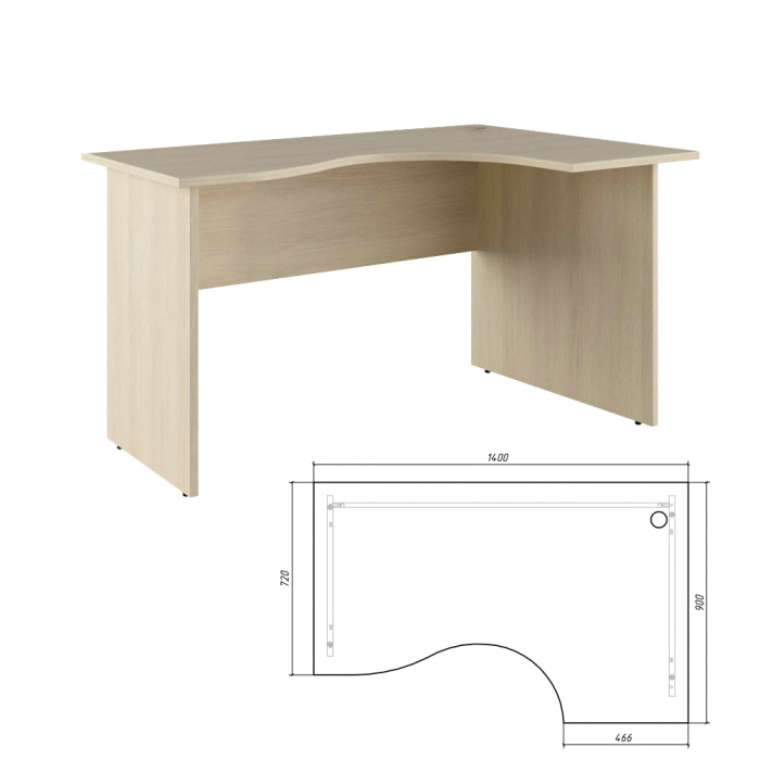 Стол эргономичный правый TRD296253