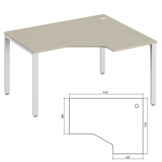 Эргономичный стол правый TDM322153