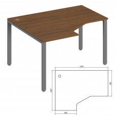 Эргономичный стол левый TDM322154