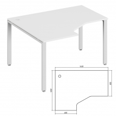 Эргономичный стол левый TDM322154