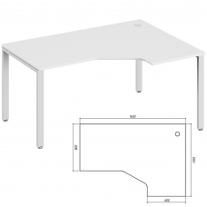 Эргономичный стол правый TDM322155