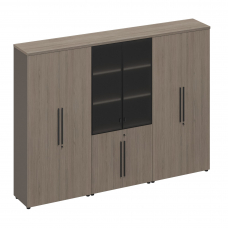 Шкаф комбинированный (одежда-стекло-закрытый) РС 326