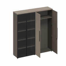 Шкаф для документов (стекло-одежда) РС 317