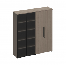 Шкаф для документов (стекло-одежда) РС 317