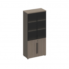 Шкаф для документов комбинированный со стеклянными дверями РС 313