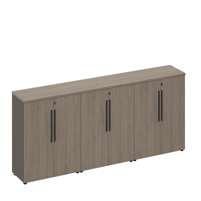 Шкаф для документов средний закрытый (стенка из 3 шкафов) РС 308