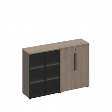 Шкаф комбинированный средний (стекло-закрытый) РС 306