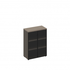 Шкаф для документов средний со стеклянными дверями РС 305