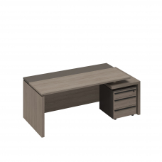 Стол руководителя с тумбой 3 ящика правый РС 118