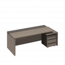 Стол руководителя с тумбой 3 ящика правый РС 120