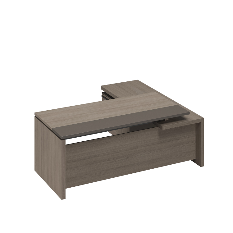 Стол руководителя с брифинг-приставкой боковой левый РС 125