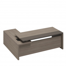 Стол руководителя с брифинг-приставкой боковой правый РС 128