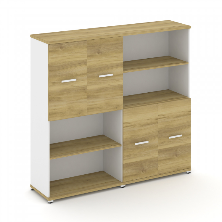 Concept Набор №421.S CN.STSN-421 W Дуб Винченцо/Белый Бриллиант/Металл Белый 1668*420*1554