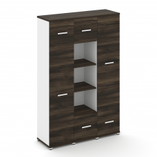 Concept Набор №531.U CN.STUN-531 W Дуб Мали/Белый Бриллиант/Металл Белый 1252*420*1922