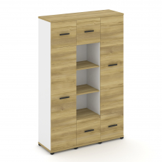 Concept Набор №531.U CN.STUN-531 B Дуб Винченцо/Белый Бриллиант/Металл Черный 1252*420*1922