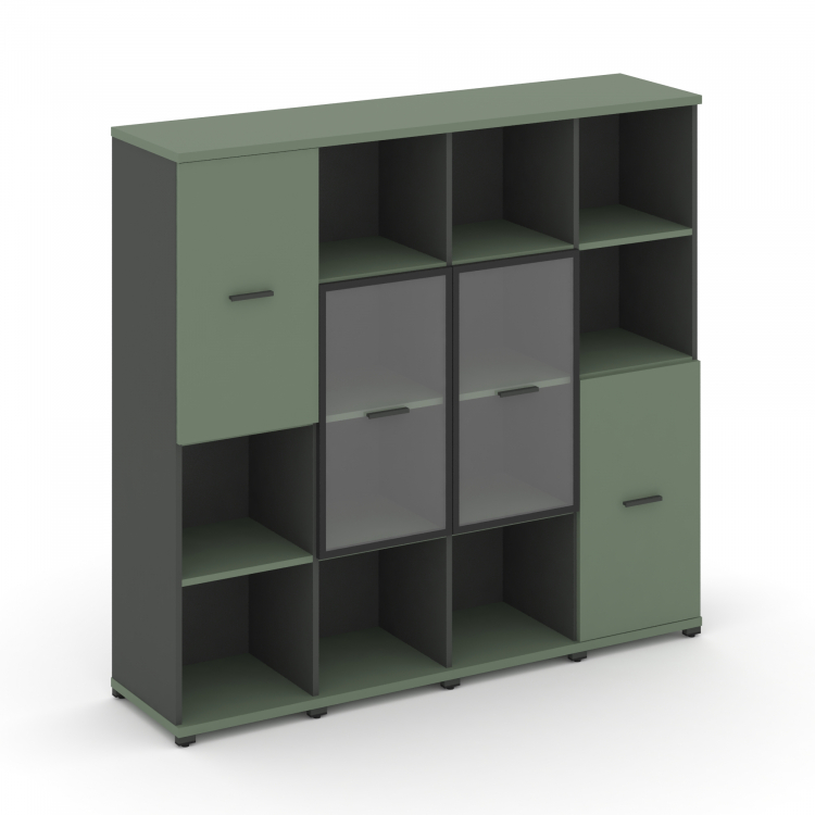 Concept Набор №444.U CN.STUN-444 RPB A Кобо/Антрацит/Металл Антрацит 1668*420*1554