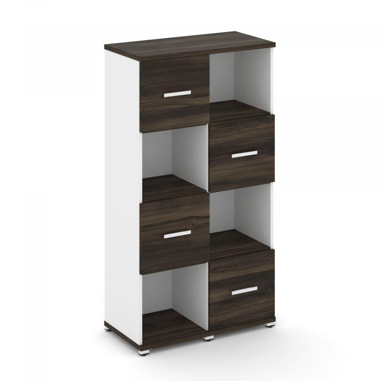 Concept Набор №421.U CN.STUN-421 W Дуб Мали/Белый Бриллиант/Металл Белый 836*420*1554