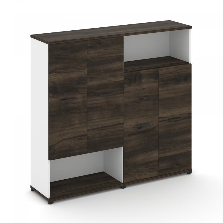 Concept Набор №422.S CN.STSN-422 B Дуб Мали/Белый Бриллиант/Металл Черный 1668*420*1554