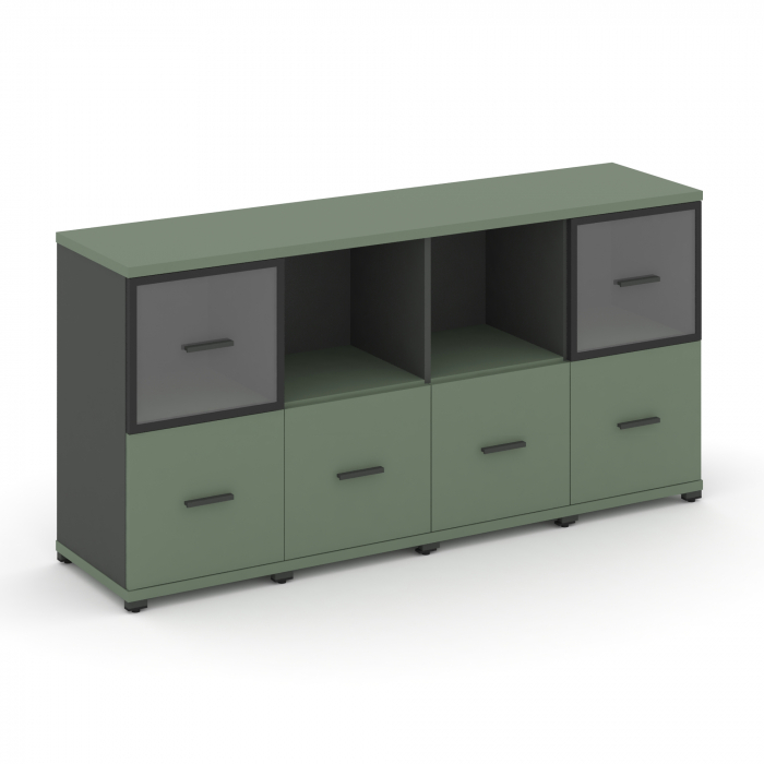 Concept Набор №241.U CN.STUN-241 RPB A Кобо/Антрацит/Металл Антрацит 1668*420*818