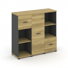 Concept Набор №331.U CN.STUN-331 A Дуб Винченцо/Антрацит/Металл Антрацит 1252*420*1186