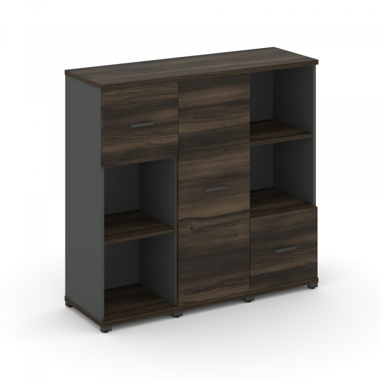 Concept Набор №331.U CN.STUN-331 A Дуб Мали/Антрацит/Металл Антрацит 1252*420*1186