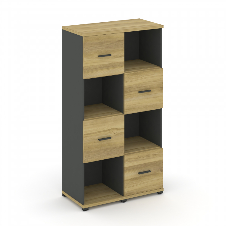 Concept Набор №421.U CN.STUN-421 A Дуб Винченцо/Антрацит/Металл Антрацит 836*420*1554