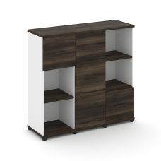 Concept Набор №331.U CN.STUN-331 B Дуб Мали/Белый Бриллиант/Металл Черный 1252*420*1186