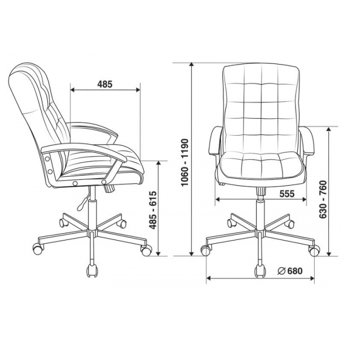 Кресло Бюрократ CH-823AXSN