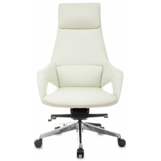 Кресло руководителя Бюрократ Dao-2 кожа белая