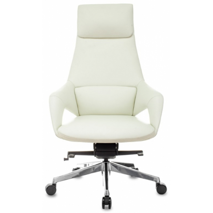 Кресло руководителя Бюрократ Dao-2 кожа белая