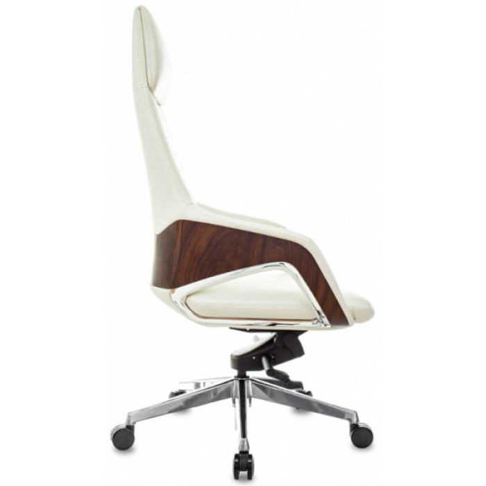Кресло руководителя Бюрократ Dao-2 кожа белая