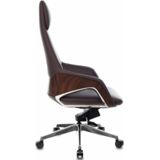 Кресло руководителя Бюрократ Dao-2 кожа коричневая