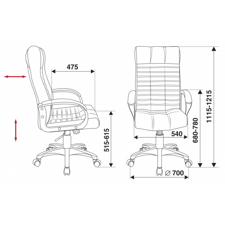Кресло Бюрократ KB-10