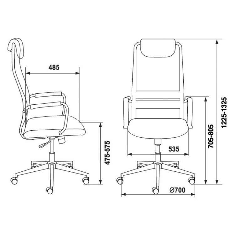 Кресло Бюрократ KB-9N