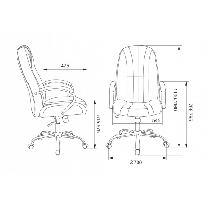 Кресло Бюрократ T-898SL