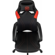 Кресло игровое Бюрократ Zombie 50 Черный/Белый/Красный