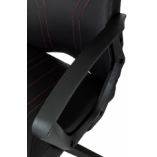 Кресло игровое Бюрократ Zombie 50 Черный/Белый/Красный