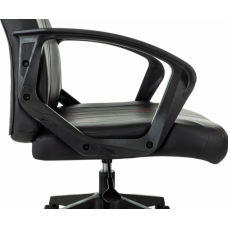 Кресло игровое Бюрократ Zombie 50 Черный/Белый/Красный