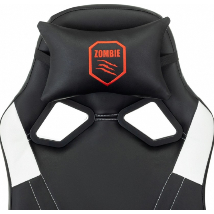 Кресло игровое Бюрократ Zombie 50 Черный/Белый/Красный