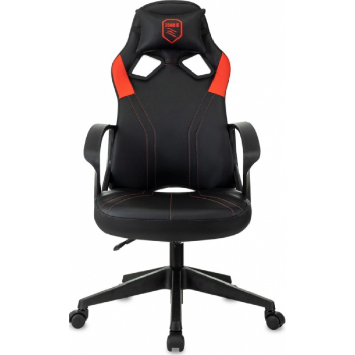 Кресло игровое Бюрократ Zombie 50 Черный/Белый/Красный