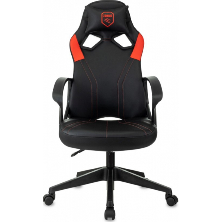 Кресло игровое Бюрократ Zombie 50 Черный/Белый/Красный